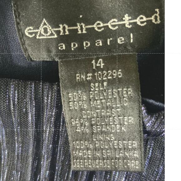 Connected Apparel Jumpsuit Womens 14 Sleeveless Ruffled Cinched Waist Casual NWT - Picture 9 of 11